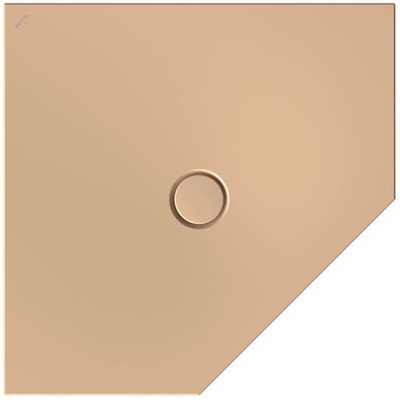 BetteFloor Caro receveurs de douche pentagonaux avec BetteGlasur Plus, 900x900mm, 7191-003PLUS