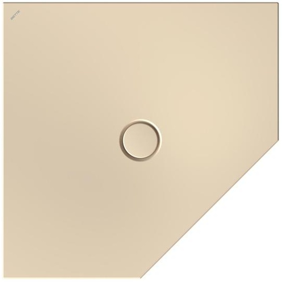 BetteFloor Caro receveurs de douche pentagonaux avec BetteGlasur Plus, 900x900mm, 7191-006PLUS