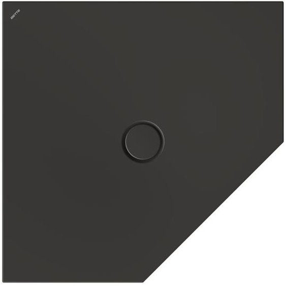 BetteFloor Caro receveurs de douche pentagonaux avec BetteGlasur Plus, 900x900mm, 7191-401PLUS