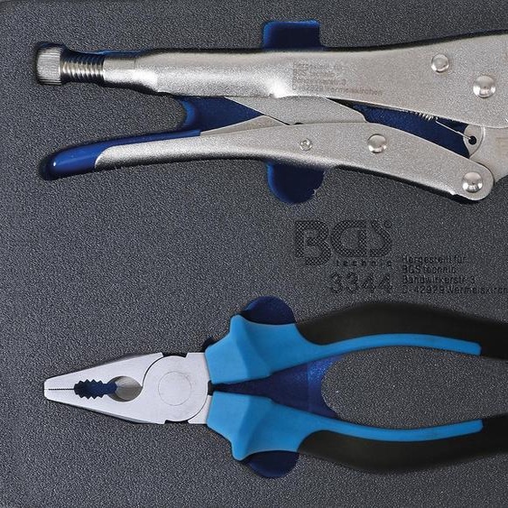 BGS Garniture en mousse pour art. 3312 : Jeu de pinces 5 pièces - 3344