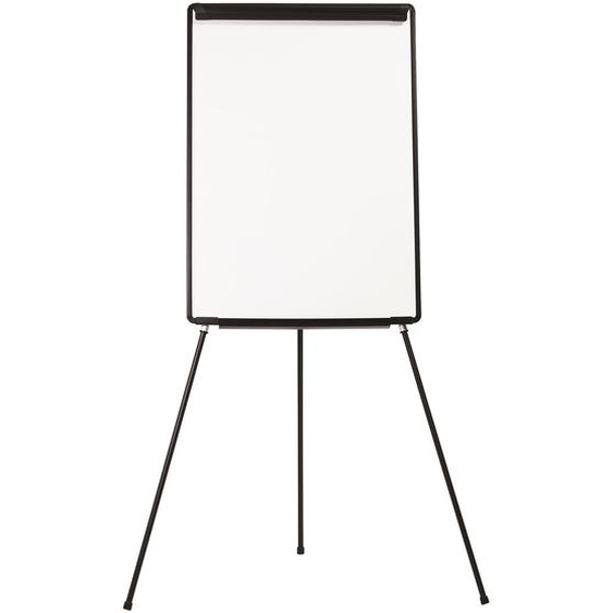 Bi-Office Chevalet de conférence surface non magnétique 70 x 100 cm - Cadre Noir