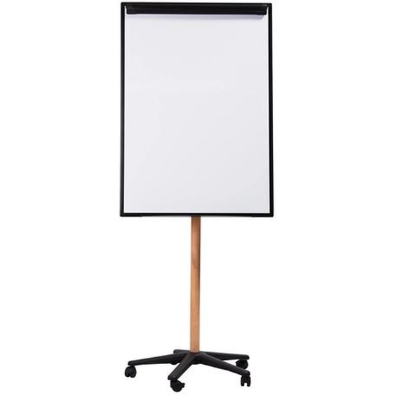 Bi-Office Chevalet Magnétique mobile - Pieds bois - 75 x 106,5 cm