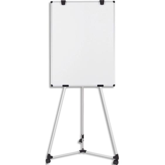 BI-OFFICE Chevalet magnétique pieds à roulettes, surface laquée. Dimensions : 750 x 1065 mm