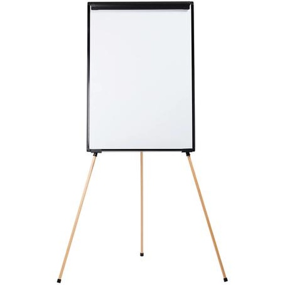 Bi-Office Chevalet Magnétique sur trépied bois - 75 x 106,5 cm