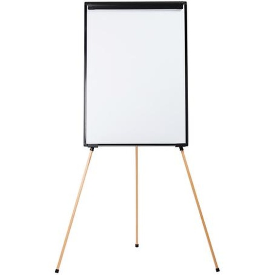 Bi-Office Chevalet Magnétique sur trépied bois - 75 x 106,5 cm