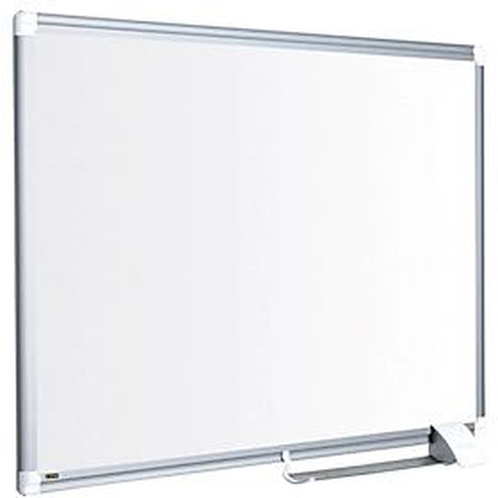 Bi-Office Tableau blanc laqué Maya New Generation - Surface magnétique - Cadre Aluminium - L.120 x H.90 cm