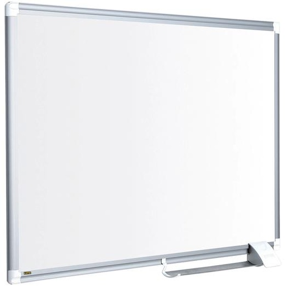 Bi-Office Tableau blanc laqué Maya New Generation - Surface magnétique - Cadre Aluminium - L.180 x H.120 cm