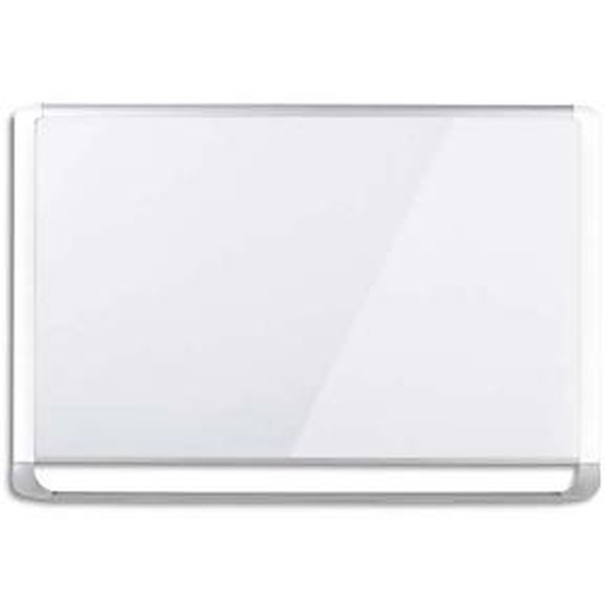 BI-OFFICE Tableau Blanc Mastervision surface en acier émaillée, magnétique, auget, Format : L120 x H90 cm