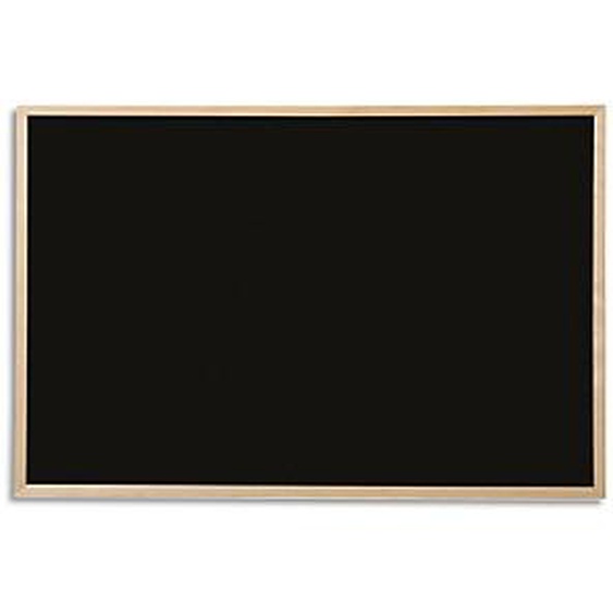 BI-SILQUE BI-OFFICE Tableau noir pour craie, cadre en bois de pin. Format 40x30 cm