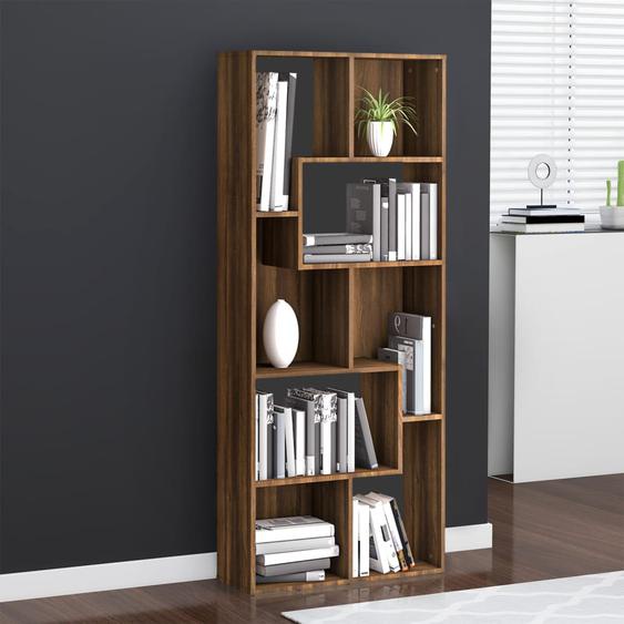 Bibliothèque Chêne marron 67x24x161 cm Bois dingénierie