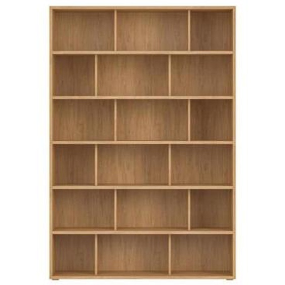 Bibliothèque scandinave finition bois clair chêne L140 cm EPURE