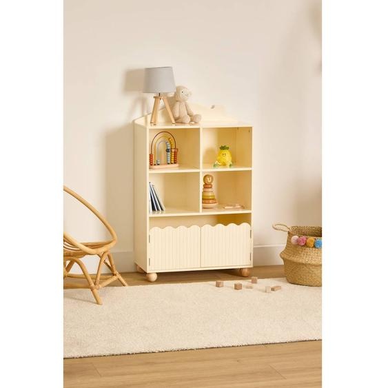 Bibliothèque Enfant 2 Portes 4 Cases - Bouli Beige
