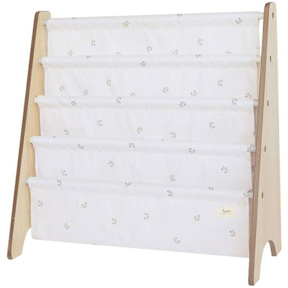 Bibliothèque Enfant Argile Beige Fleurs