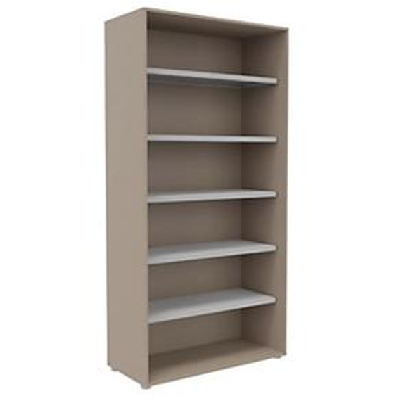 Bibliothèque haute sans porte L.100 x P.48 x H.203 cm - Argile
