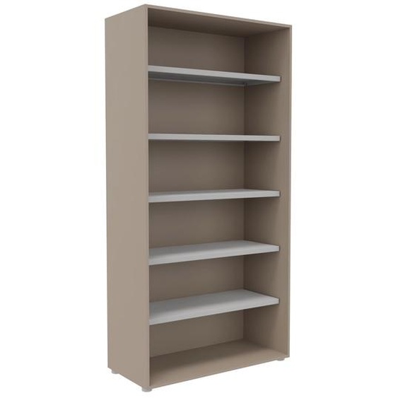 Bibliothèque haute sans porte L.100 x P.48 x H.203 cm - Argile