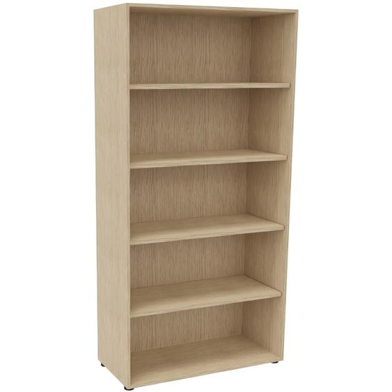Bibliothèque haute sans porte L.100 x P.48 x H.203 cm - Chêne
