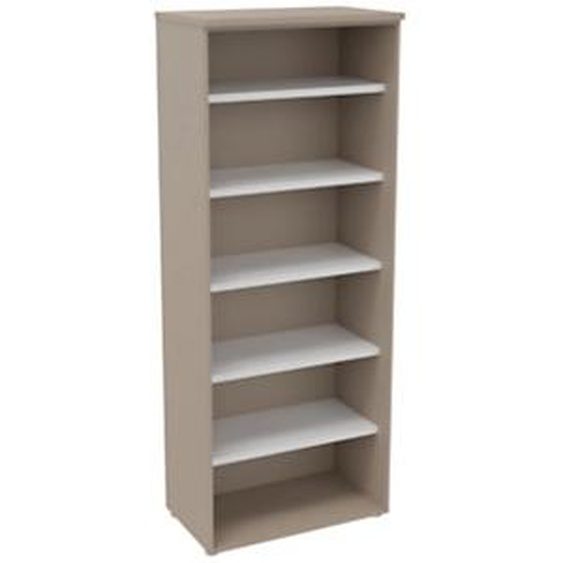Bibliothèque haute sans porte L.80 x P.48 x H.201 cm - Argile
