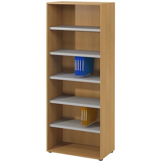 Bibliothèque haute sans porte L.80 x P.48 x H.201 cm - Hêtre