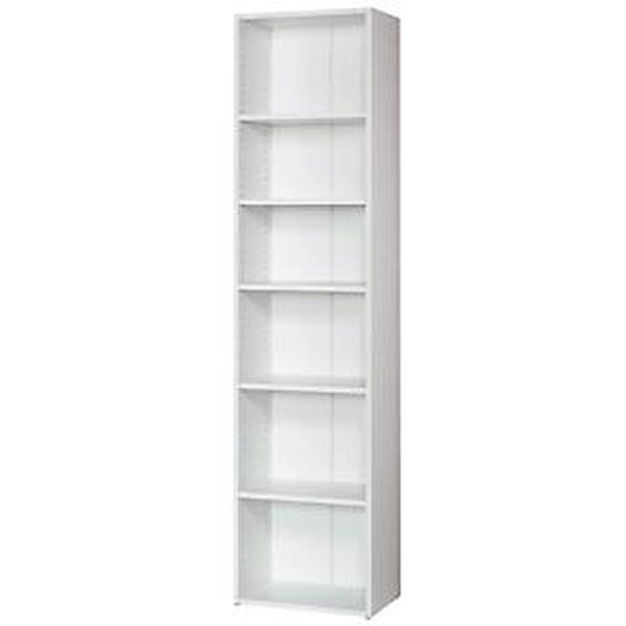 Bibliothèque Libri 2 - Blanc - H.200 x L. 49 cm