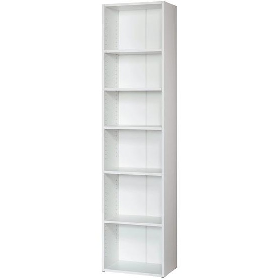 Bibliothèque Libri 2 - Blanc - H.200 x L. 49 cm