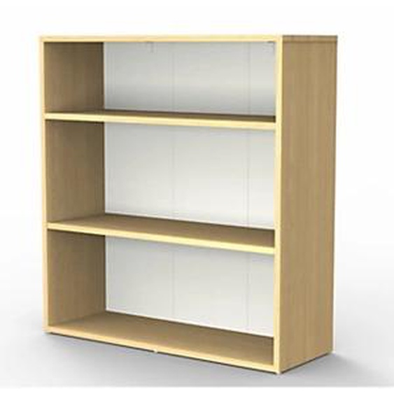 Bibliothèque Libri 2 H.100 x L. 94 cm - Chêne/ Blanc