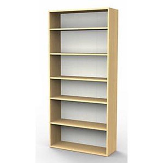 Bibliothèque Libri 2 H.200 x L. 94 cm - Chêne/ Blanc