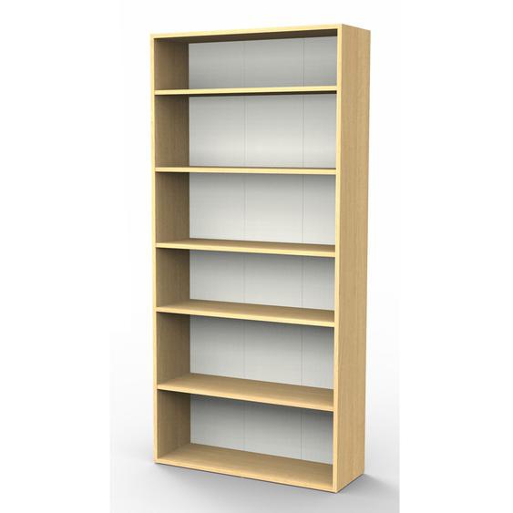 Bibliothèque Libri 2 H.200 x L. 94 cm - Chêne/ Blanc