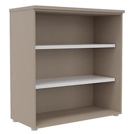 Bibliothèque mi-hauteur sans porte L.100 x P.48 x H.104 cm - Argile
