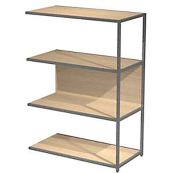 Bibliothèque module suivant Cassandra L.90 x H.122 cm - Chêne et Anthracite