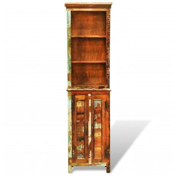 Bibliothèque - MOTHINESSTO - LY1412 - Bois massif de récupération - Vintage - 3 étagères
