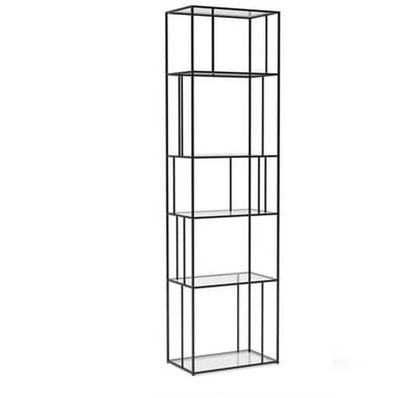 Bibliothèque Parallel métal acier verre
