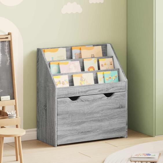 Bibliothèque pour enfants Gris Sonoma 60 x 29,5 x 69 cm