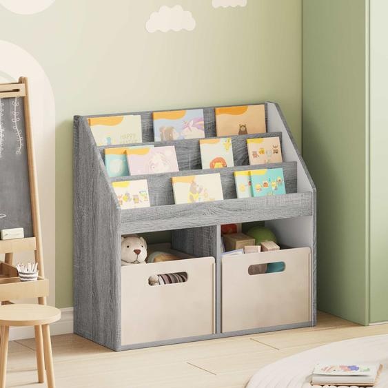 Bibliothèque pour enfants Gris Sonoma 72,5 x 29,5 x 69 cm