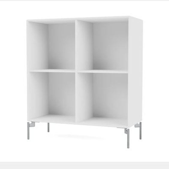 Bibliothèque Show - New White - Pied 12,6cm chromé