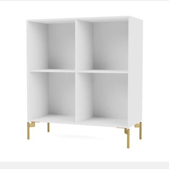 Bibliothèque Show - New White - Pied 12,6cm laiton