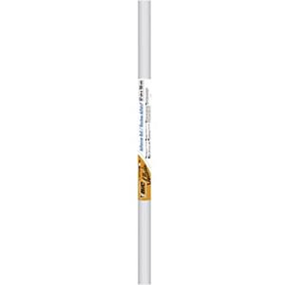 BIC Velleda Tableau Rouleau Adhésif Effaçable à Sec H. 67,5 cm x L. 100 cm - Film Couleur Surface Blanc