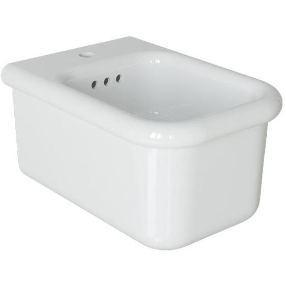 Bidet suspendu rétro - True Colors Lite - Blanc