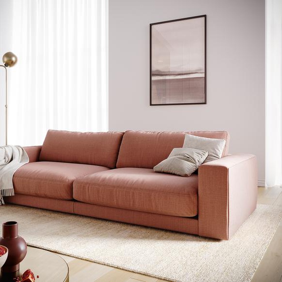 Bigsofa Cubico 290x120 cm Flachgewebe Orange, Grands canapés