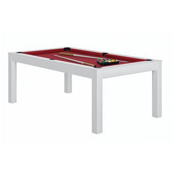 Billard CHARME Blanc - Drap Rouge