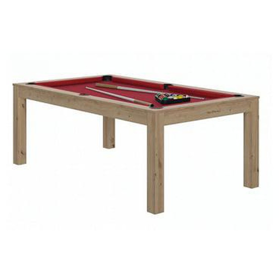 Billard CHARME Chene Sable - Drap Rouge