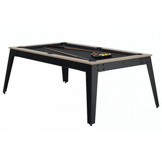 Billard Steel Oslo Pieds Gris Drap Gris Ardoise