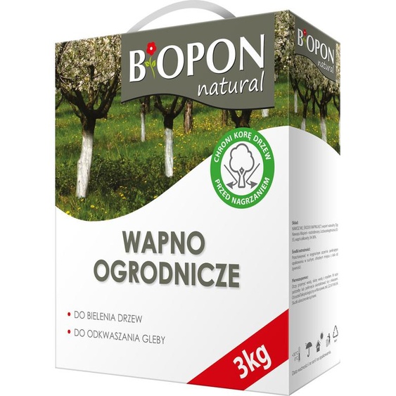 BIOPON Chaux horticole pour le blanchiment 3kg