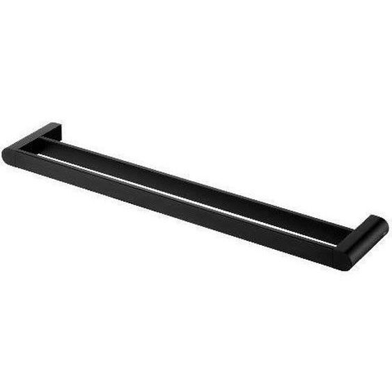 Bisk 02967 Porte-serviettes double Noir 61 x 64 x 12,5 x 3 cm…