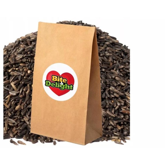 Bite&Delight Graines de Niger pour oiseaux sauvages et dornement 10kg - 100 % naturel, riche en énergie, haute teneur en graisses et en protéines
