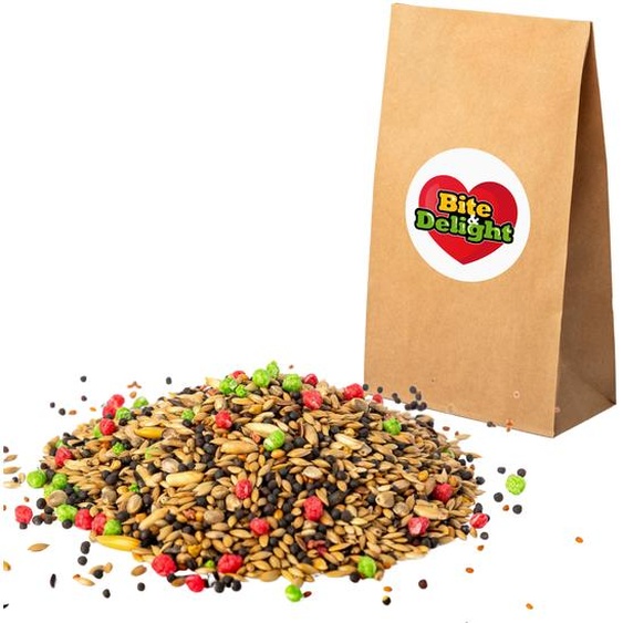 Bite&Delight Nourriture Premium pour petits oiseaux 25kg - Mélange naturel & équilibré, riche en nutriments, idéal pour les canaris, les pinsons zébrés