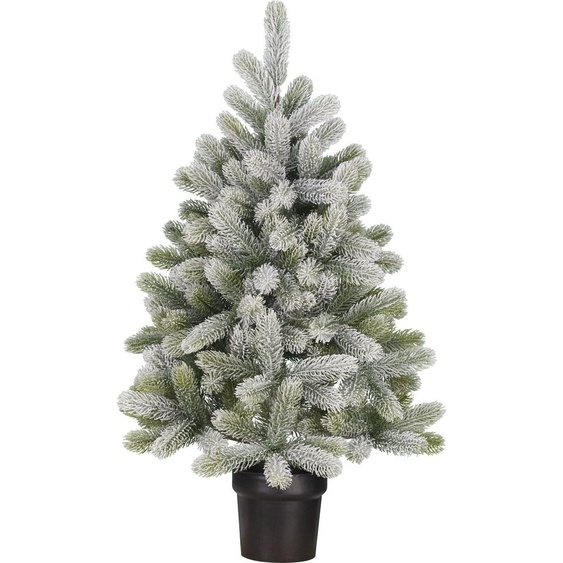 Black Box Trees Nagoya Arbre de Noël artificiel en pot - H90 x Ø55 cm - Vert