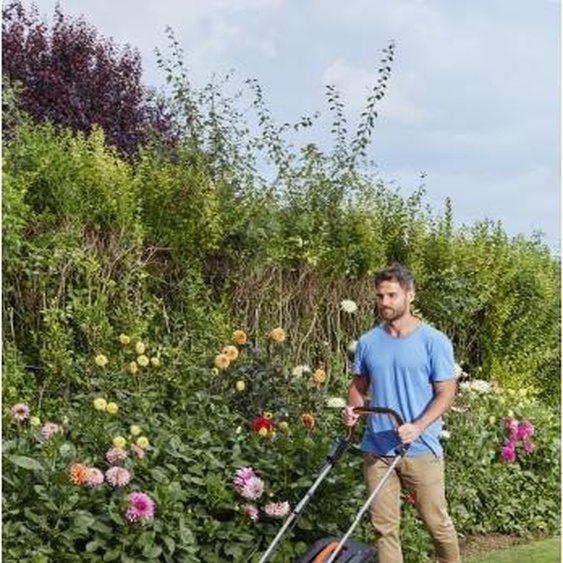 Black & Decker Akku-Rasenmaeher, 36V, 2x2,5Ah, 33cm