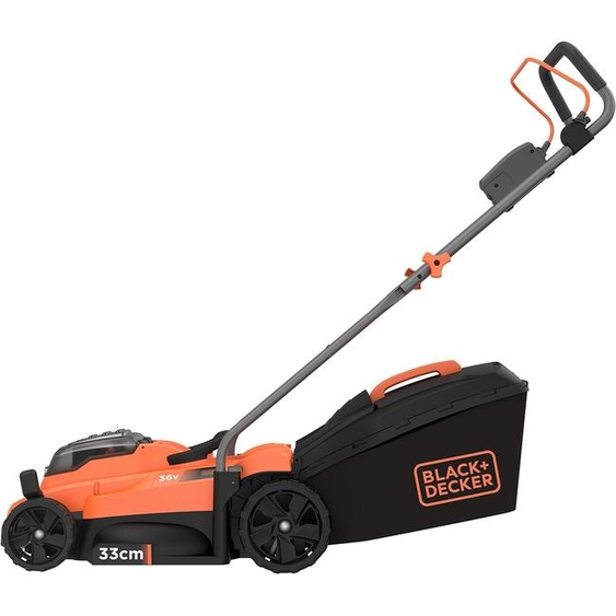 Black & Decker Akku-Rasenmaeher,36V, ohne Akku, 33cm