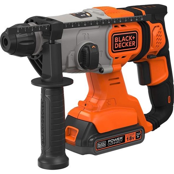Black & Decker BCD900D1S-QW, SDS Plus, noir, rouge, 1,8 cm, 1880 rpm