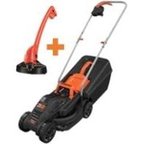 Black & Decker Elektro-Rasenmäher(1000W)/-trimmer-Kit